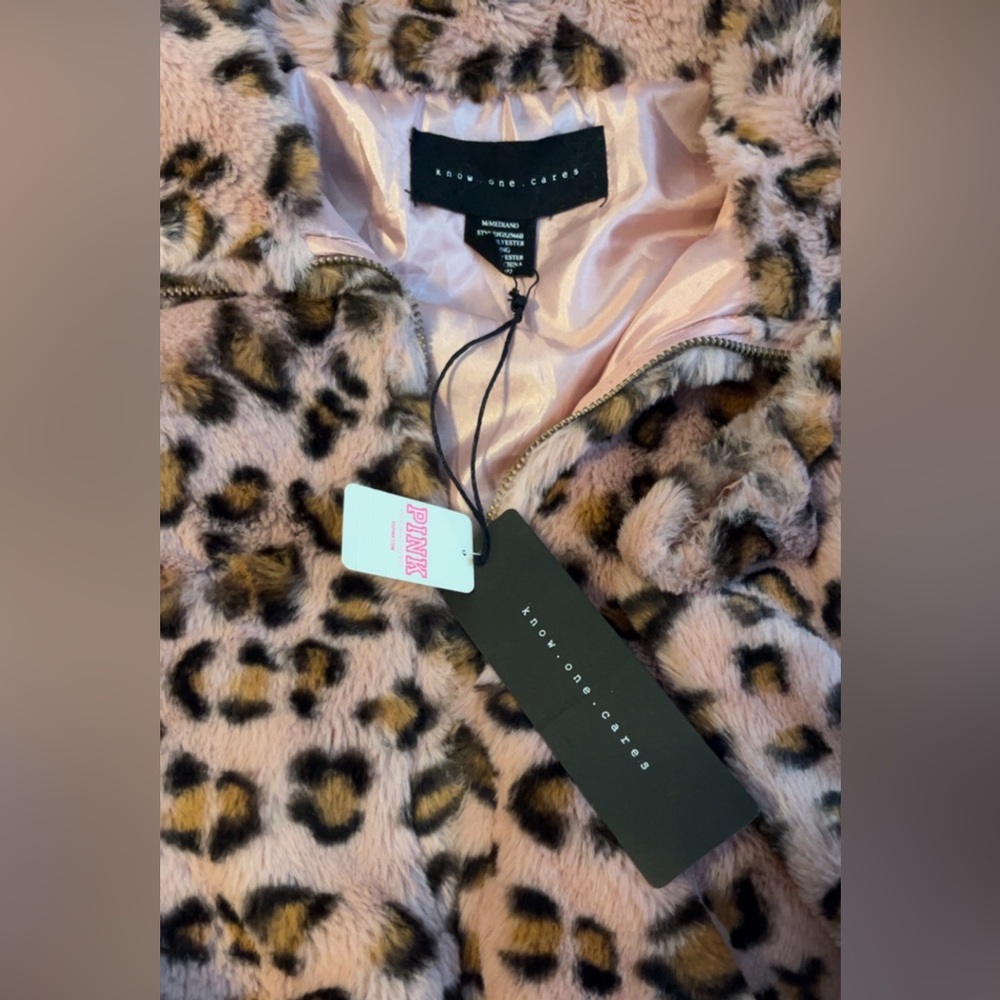 Medium Pink Leopard Sweater